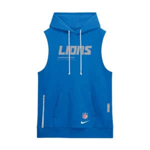 Detroit Lions 2026 Sideline Sleeveless Hoodie