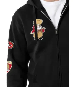Disney x Champion 49ers Stinky Pete All-Star Full-Zip Hoodie - Image 4