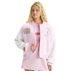 Fanatics x LoveShackFancy Alabama Collegiate Varsity Jacket