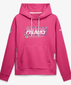 Green Bay Packers Nike Pink 2026 NFL Crucial Catch Hoodie