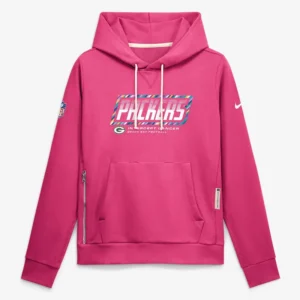 Green Bay Packers Nike Pink 2026 NFL Crucial Catch Hoodie