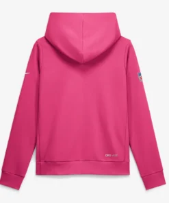 Green Bay Packers Nike Pink 2026 NFL Crucial Catch Hoodie - Image 3