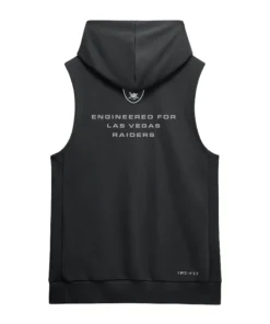Las Vegas Raiders 2026 Sideline Sleeveless Hoodie - Image 4