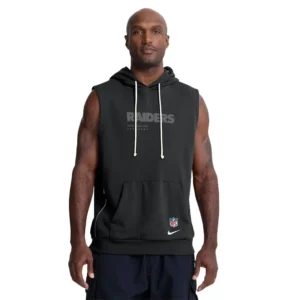 Las Vegas Raiders 2026 Sideline Sleeveless Hoodie