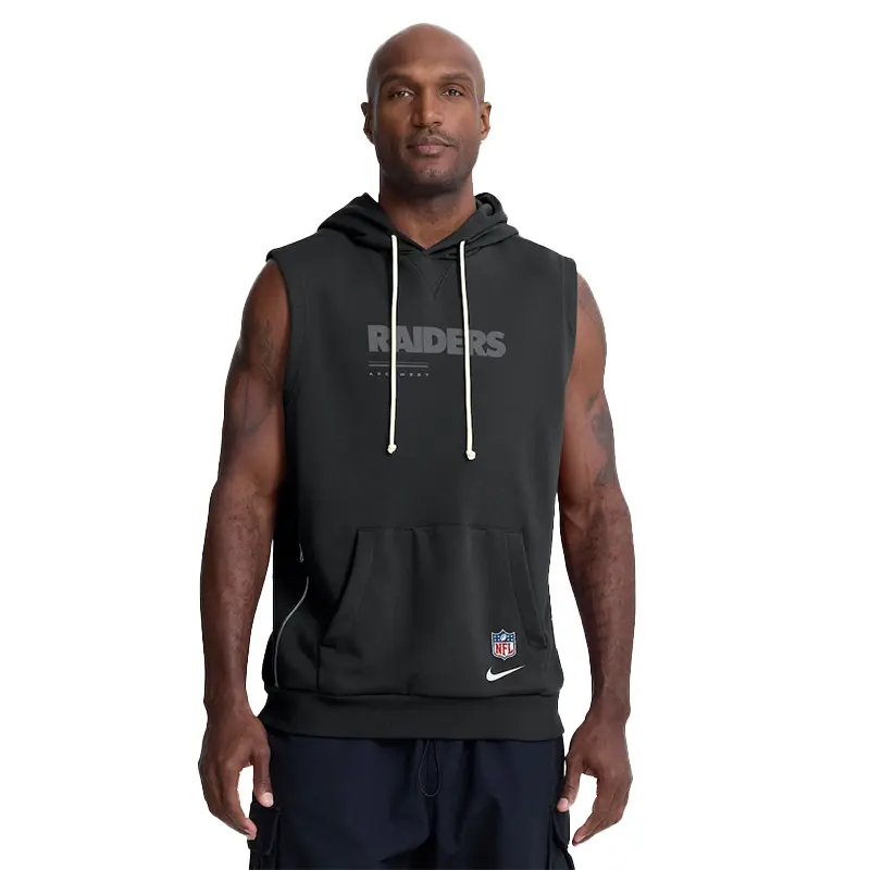 Las Vegas Raiders 2026 Sideline Sleeveless Hoodie