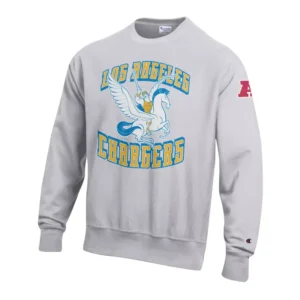 Los Angeles Chargers Disney x Champion Hercules and Pegasus Sweatshirt