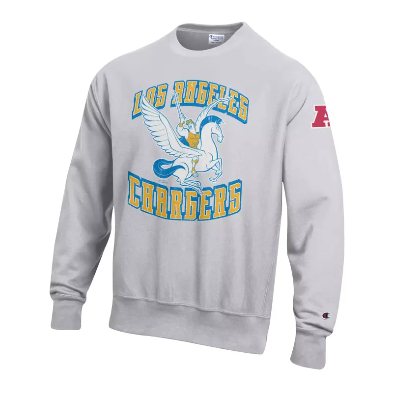 Los Angeles Chargers Disney x Champion Hercules and Pegasus Sweatshirt