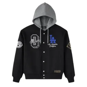 OVO x MLB 2026 Los Angeles Dodgers Bomber Jacket