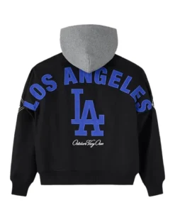 Los Angeles Dodgers OVO x MLB 2026 Black Insulated Twill Bomber Jackets