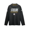 Pittsburgh Steelers Nike Sideline Game On Long Sleeve Hooded T-shirt