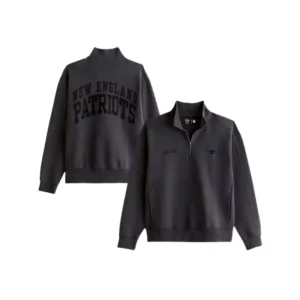 New England Patriots Abercrombie & Fitch Half-Zip Sweatshirt