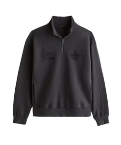 Alternative view of New Orleans Saints Abercrombie & Fitch Half-Zip Sweatshirt