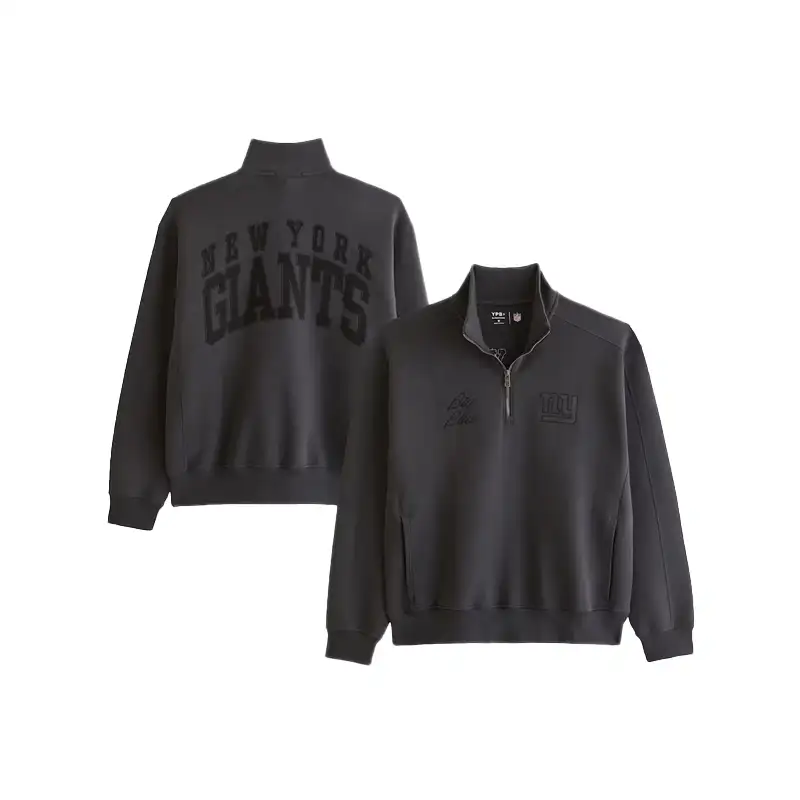New York Giants Abercrombie & Fitch Half-Zip Sweatshirt