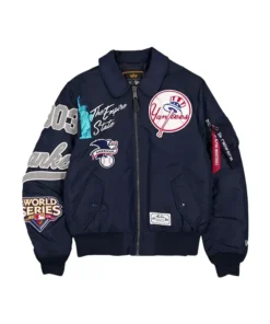 New York Yankees Alpha Industries MA-1 Flight Jacket - Image 5