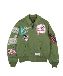 New York Yankees Alpha Industries MA-1 Flight Jacket - Image 6