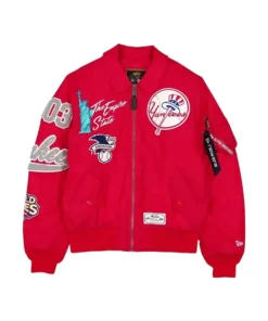 New York Yankees Alpha Industries MA-1 Flight Jacket - Image 3