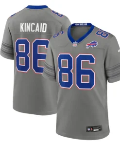 Mens Nike Dalton Kincaid Gray Buffalo Bills Nickel City Jersey