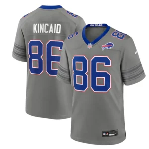 Mens Nike Dalton Kincaid Gray Buffalo Bills Nickel City Jersey