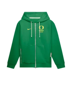 Oregon Ducks 2026 Sideline Zip-Up Hoodie - Image 4