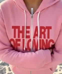 Alternative view of Olivia Dean Pink Hoodie