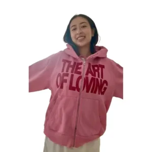 Olivia Dean Pink Hoodie