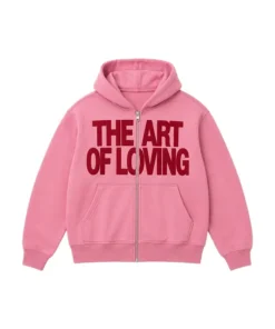 Olivia Dean The Art Of Loving Pink Hoodie