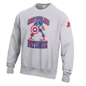 Patriots Disney x Champion Captain America Sweatshirt