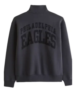 Alternative view of Philadelphia Eagles Abercrombie & Fitch Half-Zip Sweatshirt