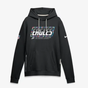 Philadelphia Eagles Nike 2026 NFL Black Crucial Catch Hoodie