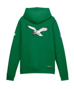 Philadelphia Eagles Nike Standard Issue  Kelly Green Hoodie - Image 3