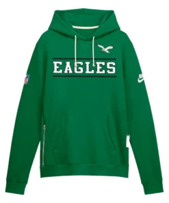Alternative view of Philadelphia Eagles Nike Standard Issue  Kelly Green Hoodie