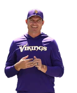 Preseason 2026 Kevin O’Connell Vikings Long Sleeve Hooded T-Shirt