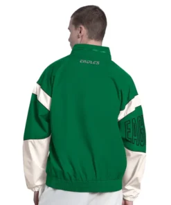 Alternative view of Philadelphia Eagles Starter Kelly Green Full-Zip Hooded Jacket