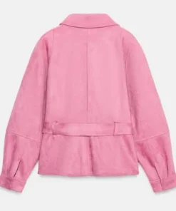Alternative view of Zara Pink Suede Jacket