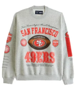 San Francisco 49ers Abercrombie & Fitch Gray Fleece Sweatshirt