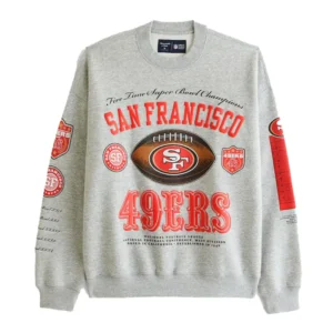 San Francisco 49ers Abercrombie & Fitch Gray Fleece Sweatshirt