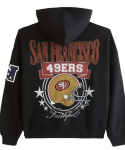 San Francisco 49ers Abercrombie & Fitch Hoodie - Image 3