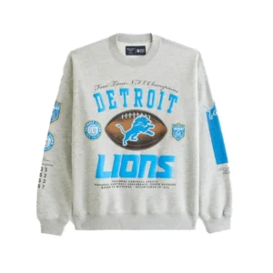 Abercrombie 2026 Detroit Lions Crew Sweatshirt
