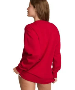 Victoria Campus Fleece Bling Crew Sweatshirt - Image 3