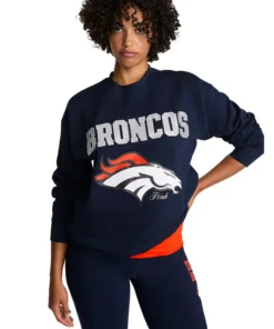 Alternative view of Victoria Denver Broncos Campus Campus Sweatshirt