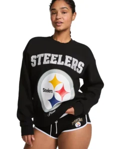 Victoria Pittsburgh Steelers Campus Sweatshirt