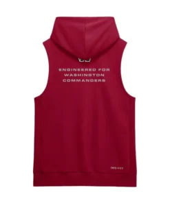 Alternative view of Washington Commanders 2026 Sideline Sleeveless Hoodie