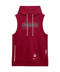 Washington Commanders 2026 Sideline Sleeveless Hoodie