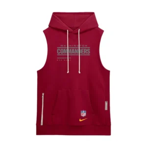 Washington Commanders 2026 Sideline Sleeveless Hoodie