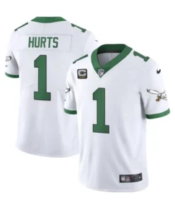 White Kelly Green Eagles Jersey