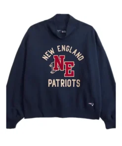 Abercrombie Patriots Mock Neck Sweatshirt