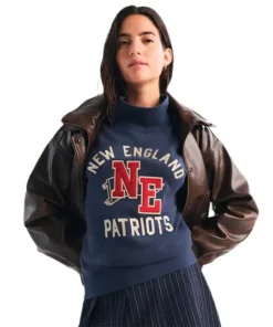 Abercrombie Patriots Mock Neck Sweatshirt - Image 2