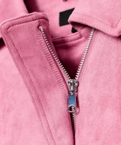 Zara Pink Suede Jacket - Image 3