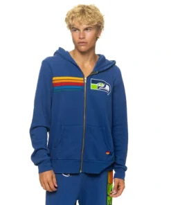 Aviator Nation Seahawks Zip-Up Hoodie