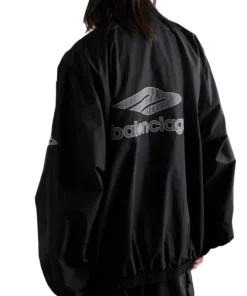 BALENCIAGA Appliquéd Track Jacket - Image 4